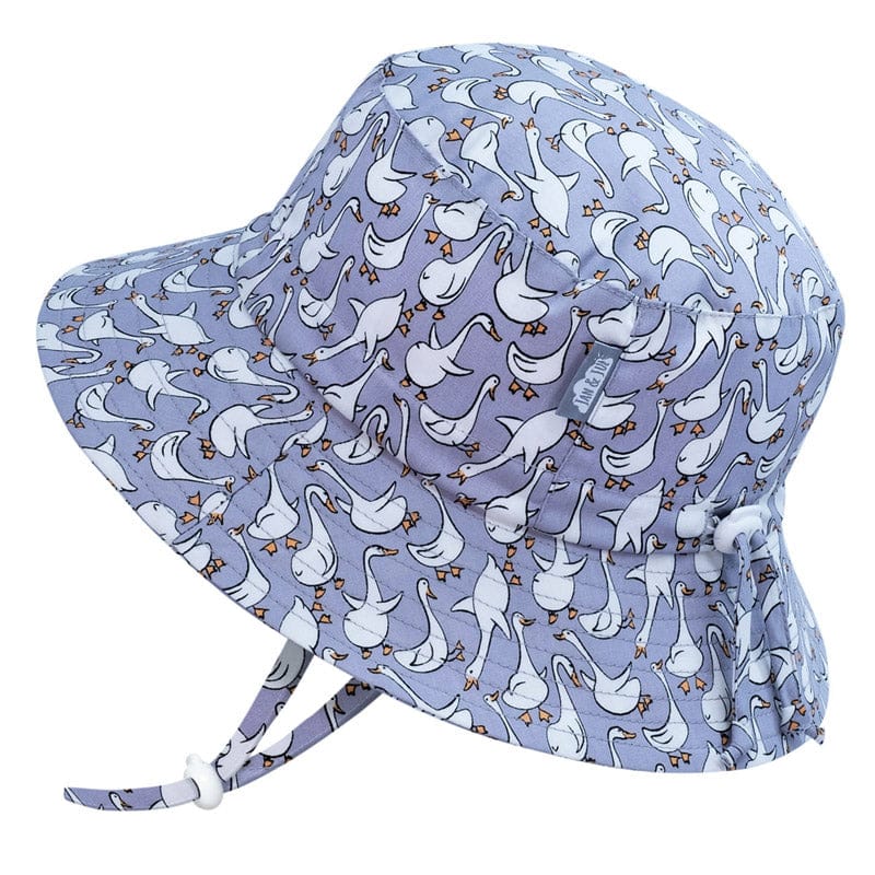 Jan & Jul Toddler Sun-Hat with Strap, Adjsutable, Breathable, UPF 50 (L:  2-5 years, Anchor)