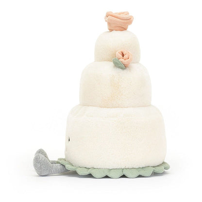 Jellycat Amuseables Wedding Cake soft toy 30cm