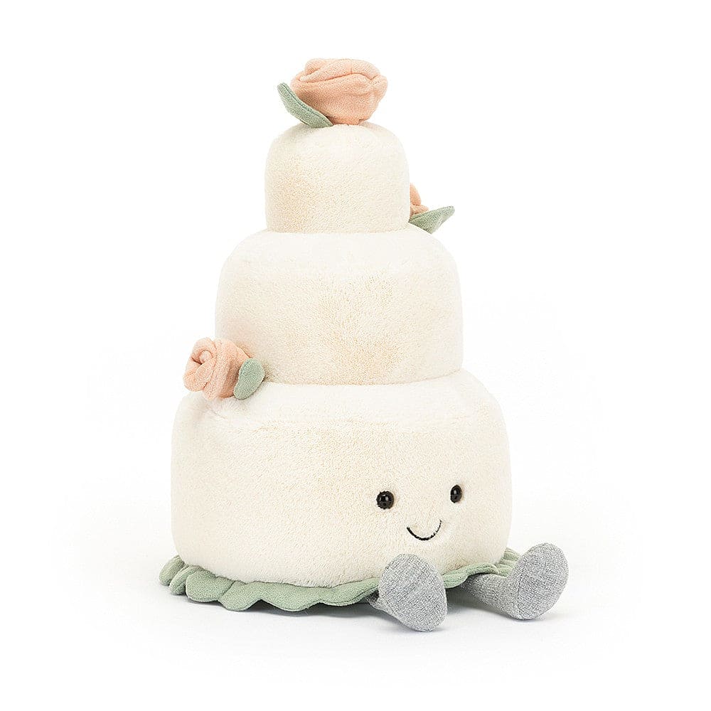 Jellycat Amuseables Wedding Cake soft toy 30cm