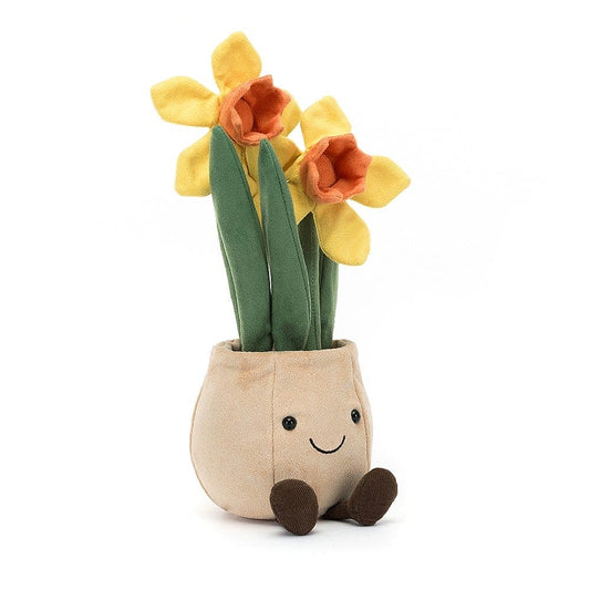 Jellycat Amuseables Daffodil Pot soft toy 29cm