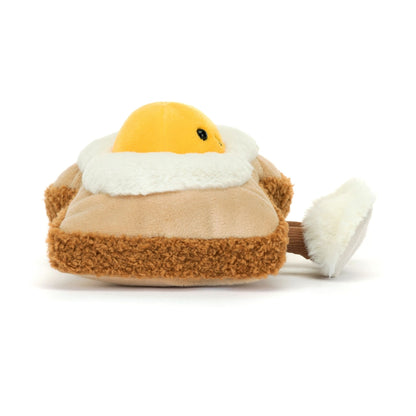 Jellycat Amuseables Egglantine Egg On Toast soft toy 12cm