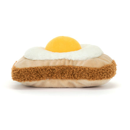 Jellycat Amuseables Egglantine Egg On Toast soft toy 12cm