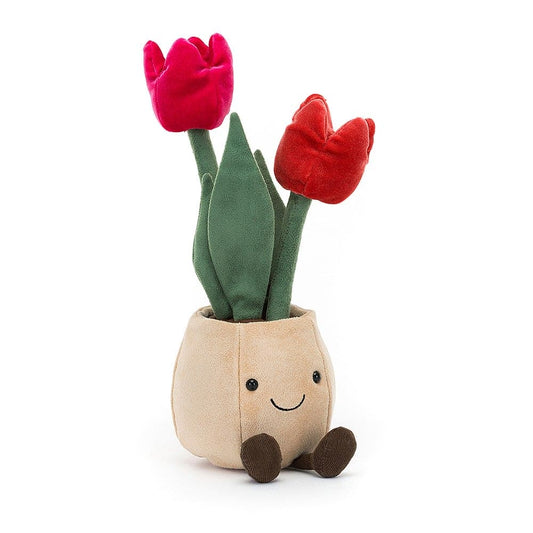 Jellycat Amuseables Tulip Pot soft toy 30cm