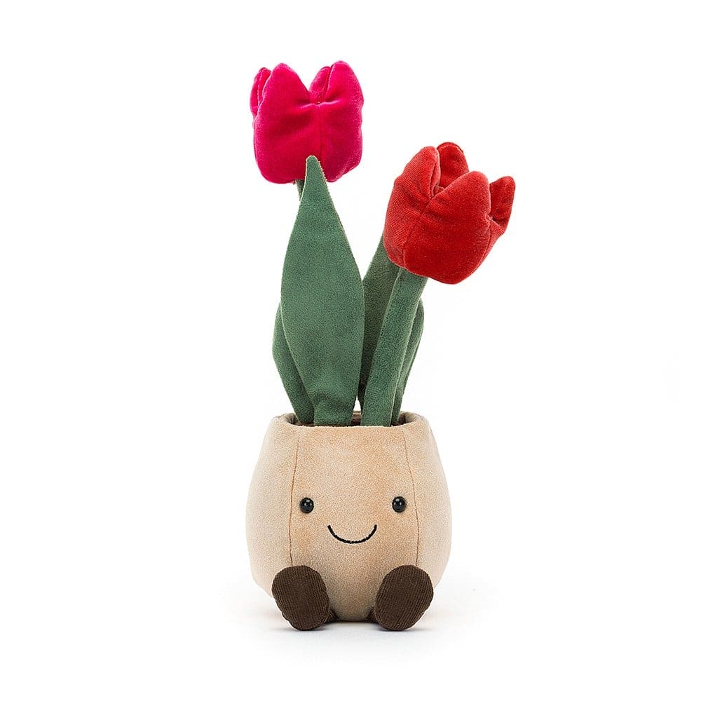 Jellycat Amuseables Tulip Pot soft toy 30cm