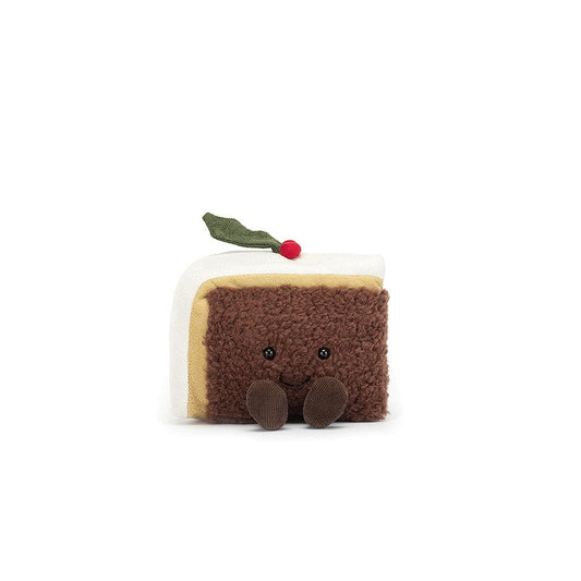 Jellycat Amuseables Slice Of Christmas Cake