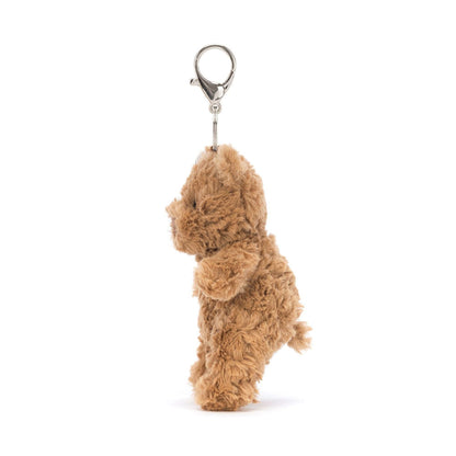 Jellycat Bartholomew Bear bag charm 18cm