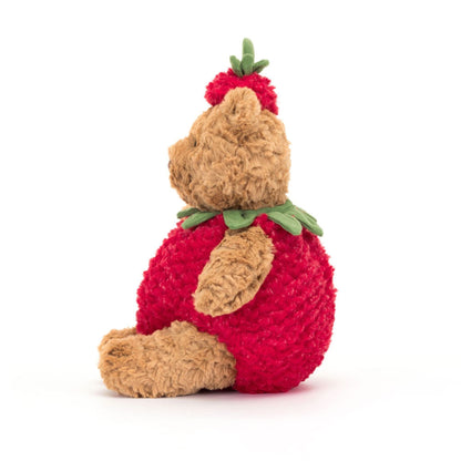 Jellycat Bartholomew Bear Strawberry soft toy 26cm