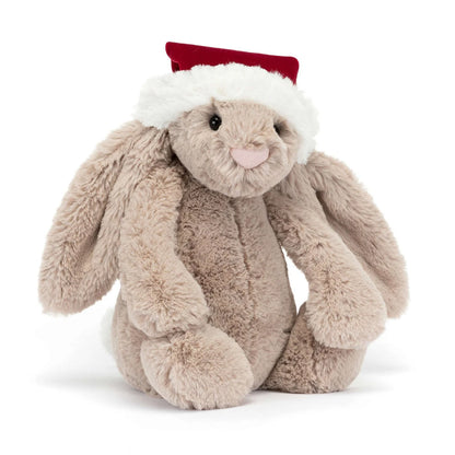 Jellycat Bashful Christmas Bunny soft toy 31cm