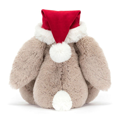 Jellycat Bashful Christmas Bunny soft toy 31cm