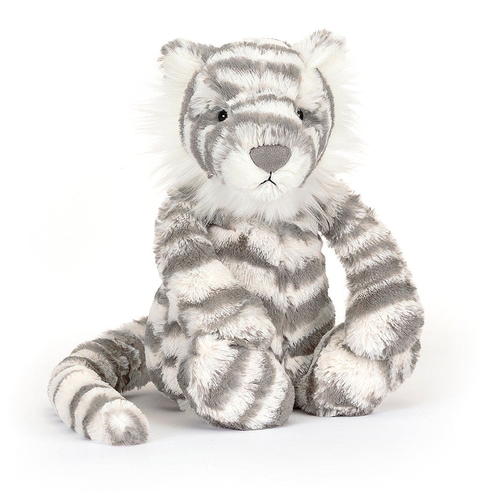 Jellycat Bashful Snow Tiger medium soft toy 31cm