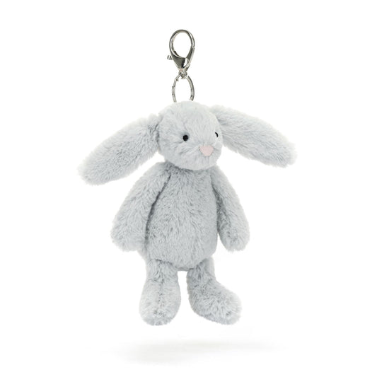 Jellycat Bashful Silver Bunny Bag Charm 18cm