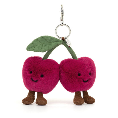 Jellycat Amuseables Cherries Bag Charm 16cm