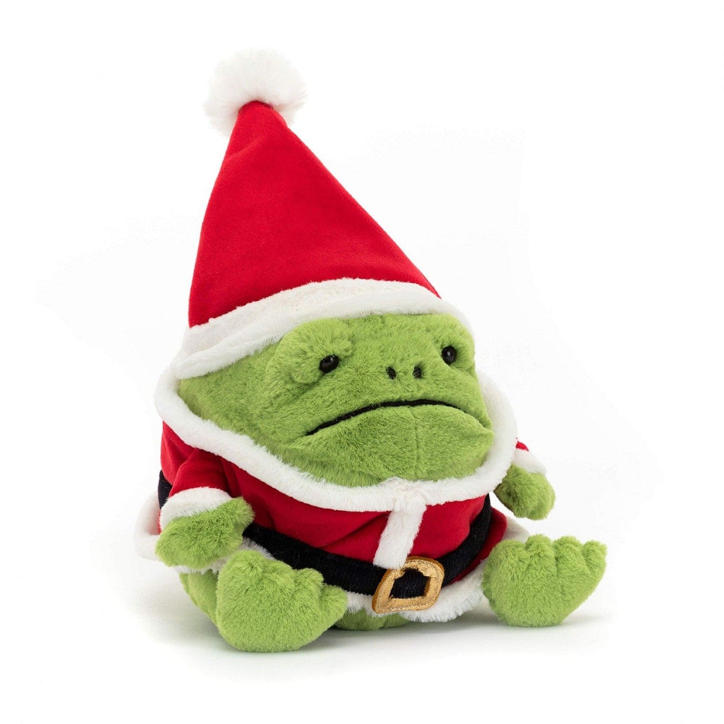 Jellycat Santa Ricky Rain Frog soft toy 16cm