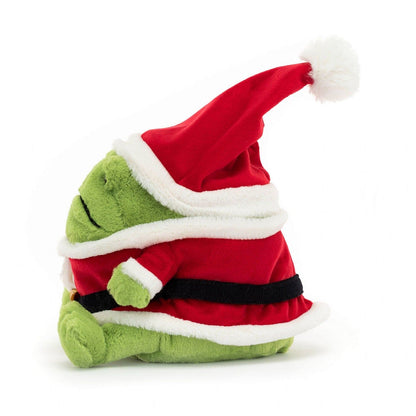 Jellycat Santa Ricky Rain Frog soft toy 16cm