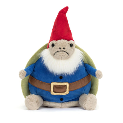 Jellycat Timmy Turtle 'Garden Gnome' soft toy 28cm