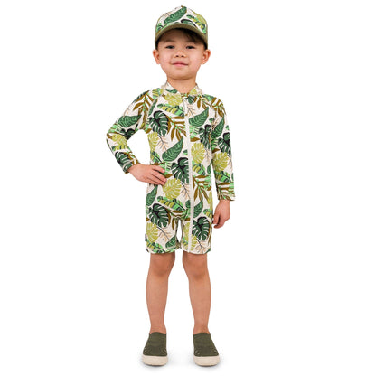 Jan & Jul Kids 50+ UPF One Piece Rashie Zip UV Sun Suit