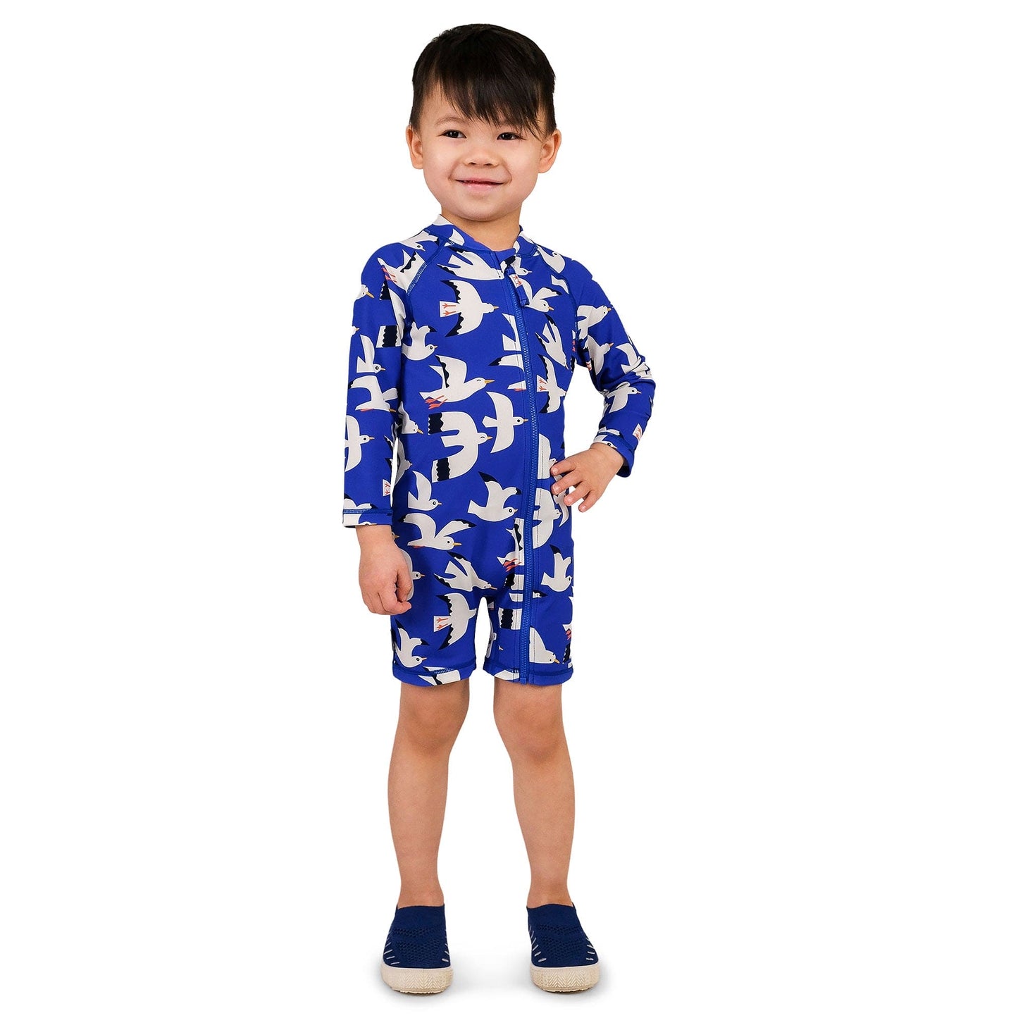 Jan & Jul Kids 50+ UPF One Piece Rashie Zip UV Sun Suit