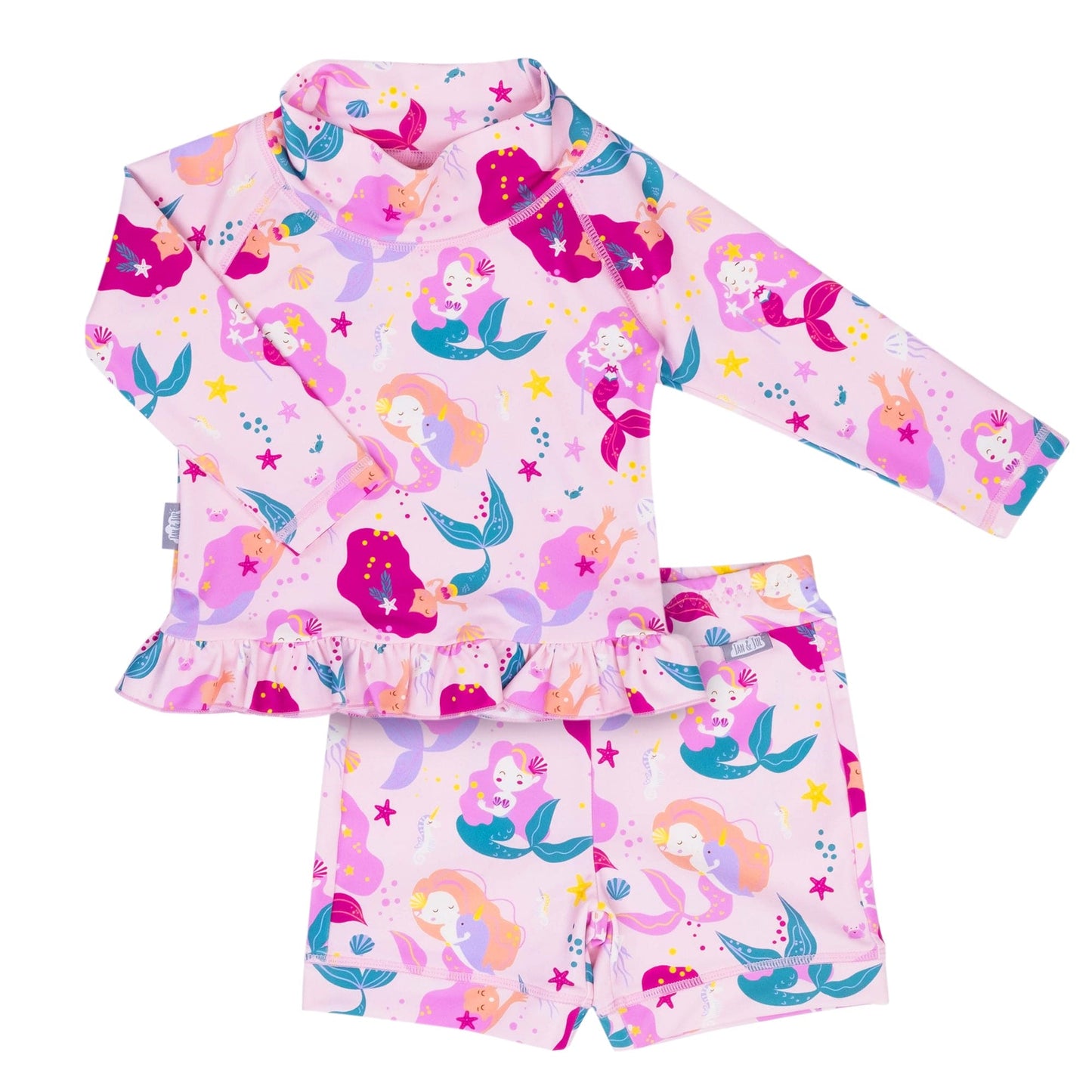 Jan & Jul Kids UPF 50+ UV Long Sleeve Rashguard Set