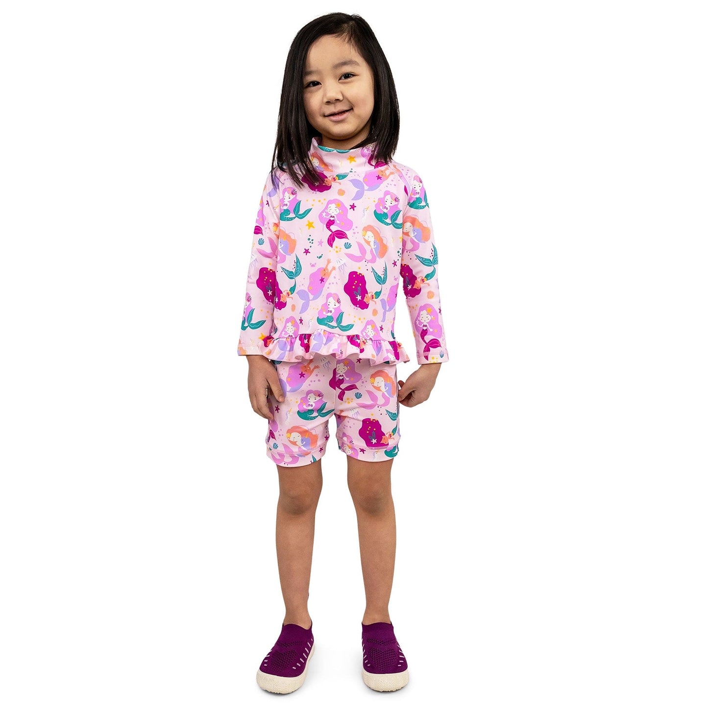 Jan & Jul Kids UPF 50+ UV Long Sleeve Rashguard Set