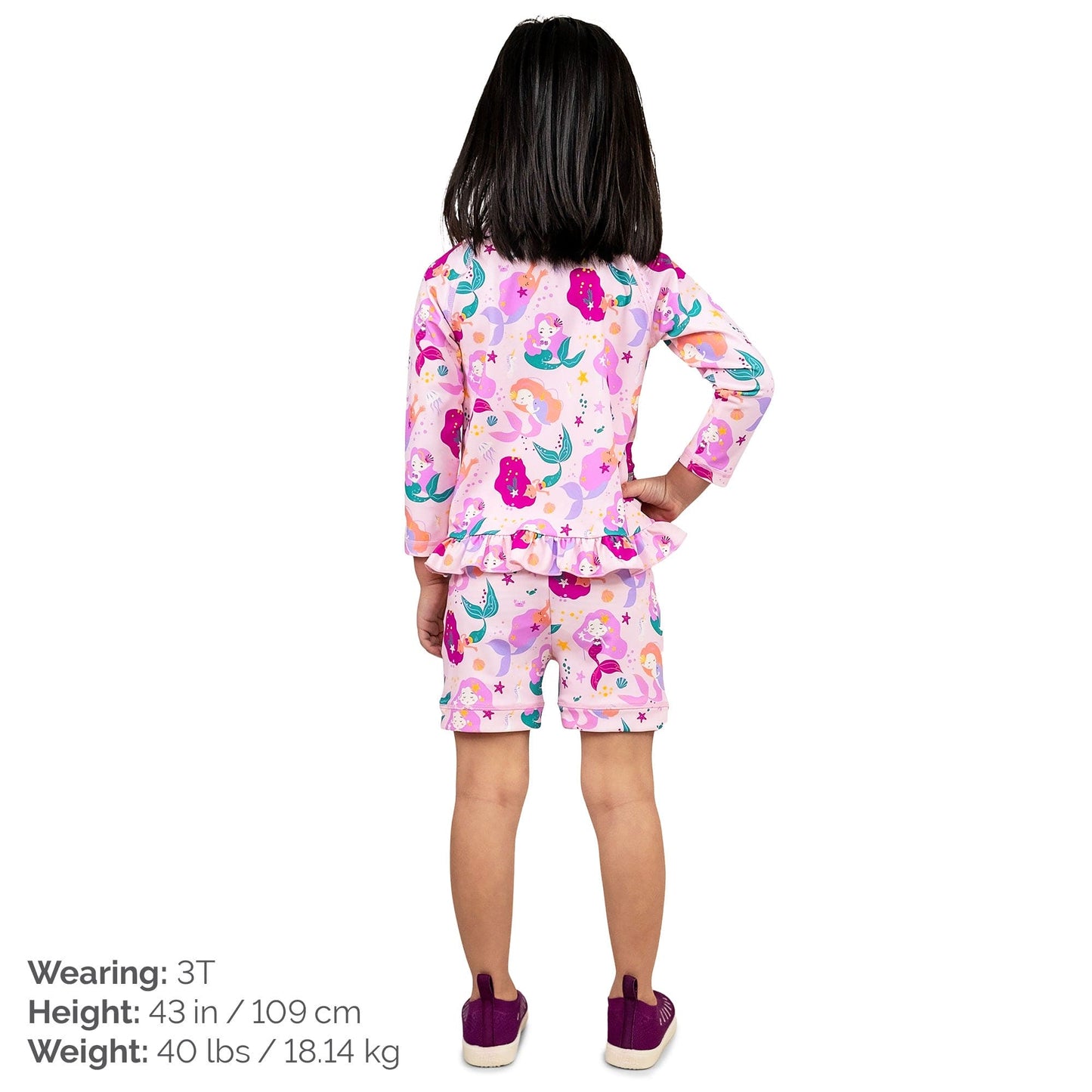 Jan & Jul Kids UPF 50+ UV Long Sleeve Rashguard Set