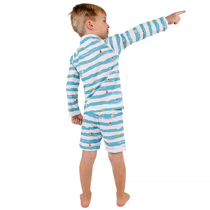 Jan & Jul Kids UPF 50+ UV Long Sleeve Rashguard Set