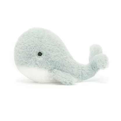 Jellycat Wavelly Whale Grey soft toy 8cm