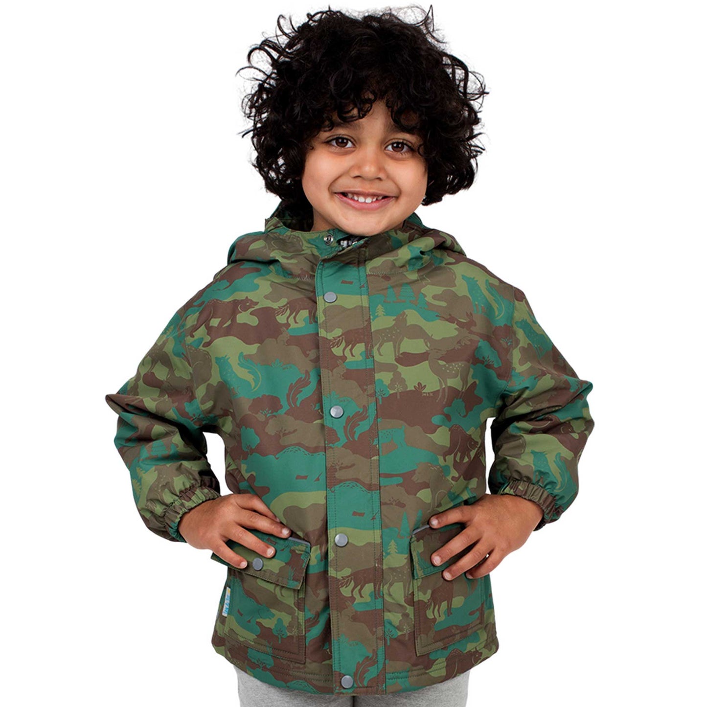 Jan & Jul Kids Cozy-Dry Fleece Lined Rain Jacket