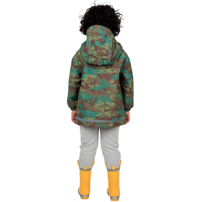 Jan & Jul Kids Cozy-Dry Fleece Lined Rain Jacket