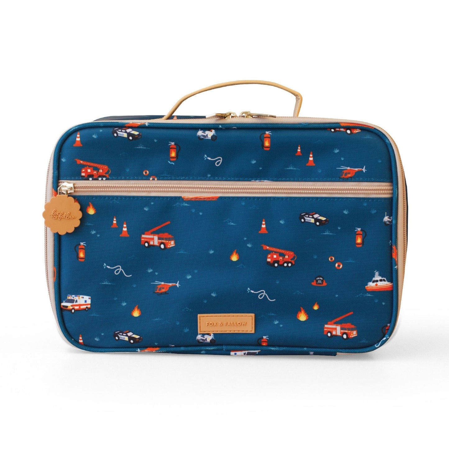 Fox & Fallow Emergency Vehicles Kids Lunch Bag