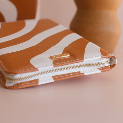 Fox & Fallow Rust Swirl Travel Wallet