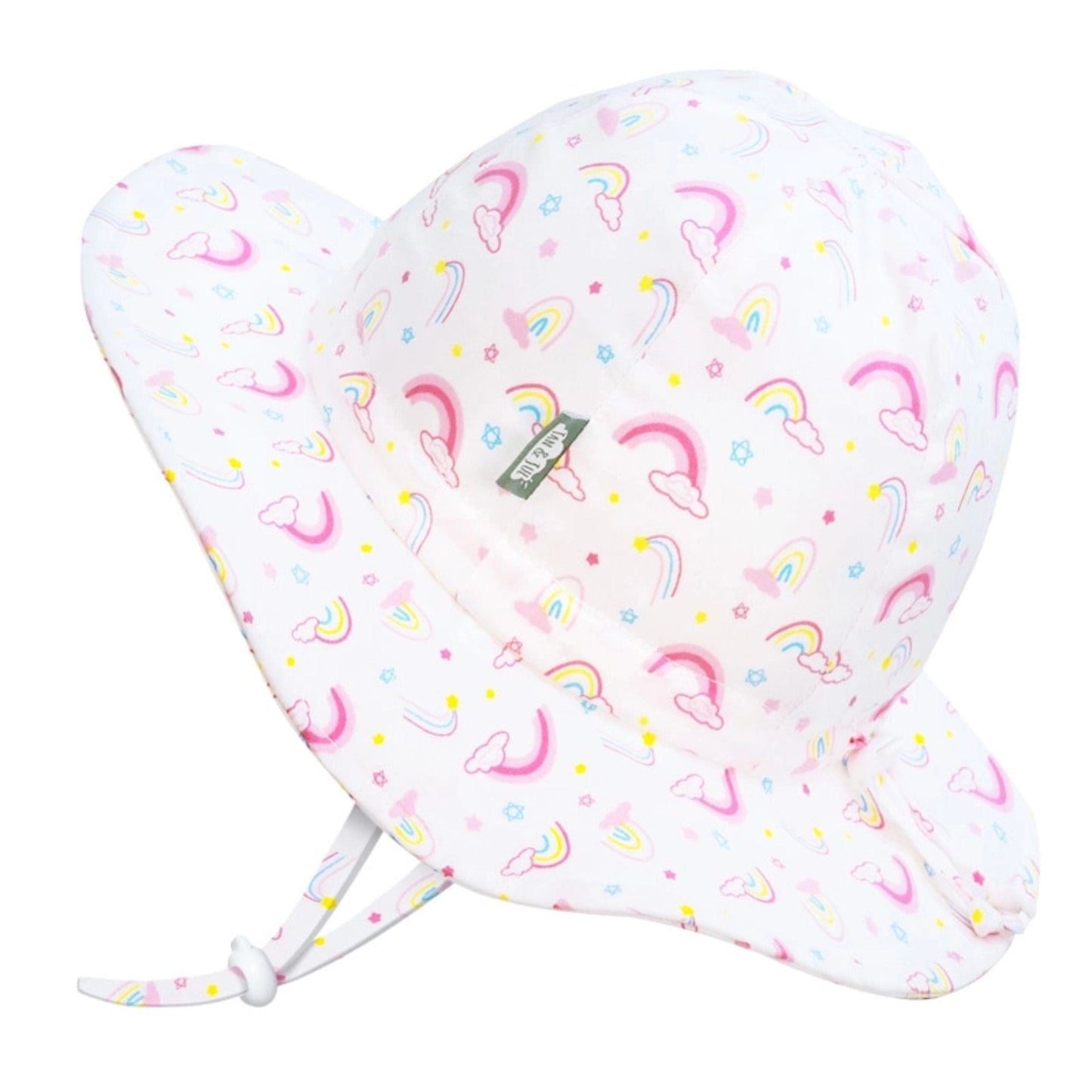 Jan & Jul Kids Cotton Floppy UPF 50+ Sun Hat - Rainbow