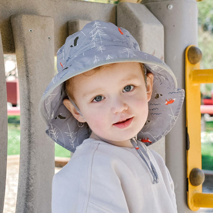 Jan & Jul Kids Aqua-Dry Water Repellent Adventure UPF 50+ Sun Hat - Rockies