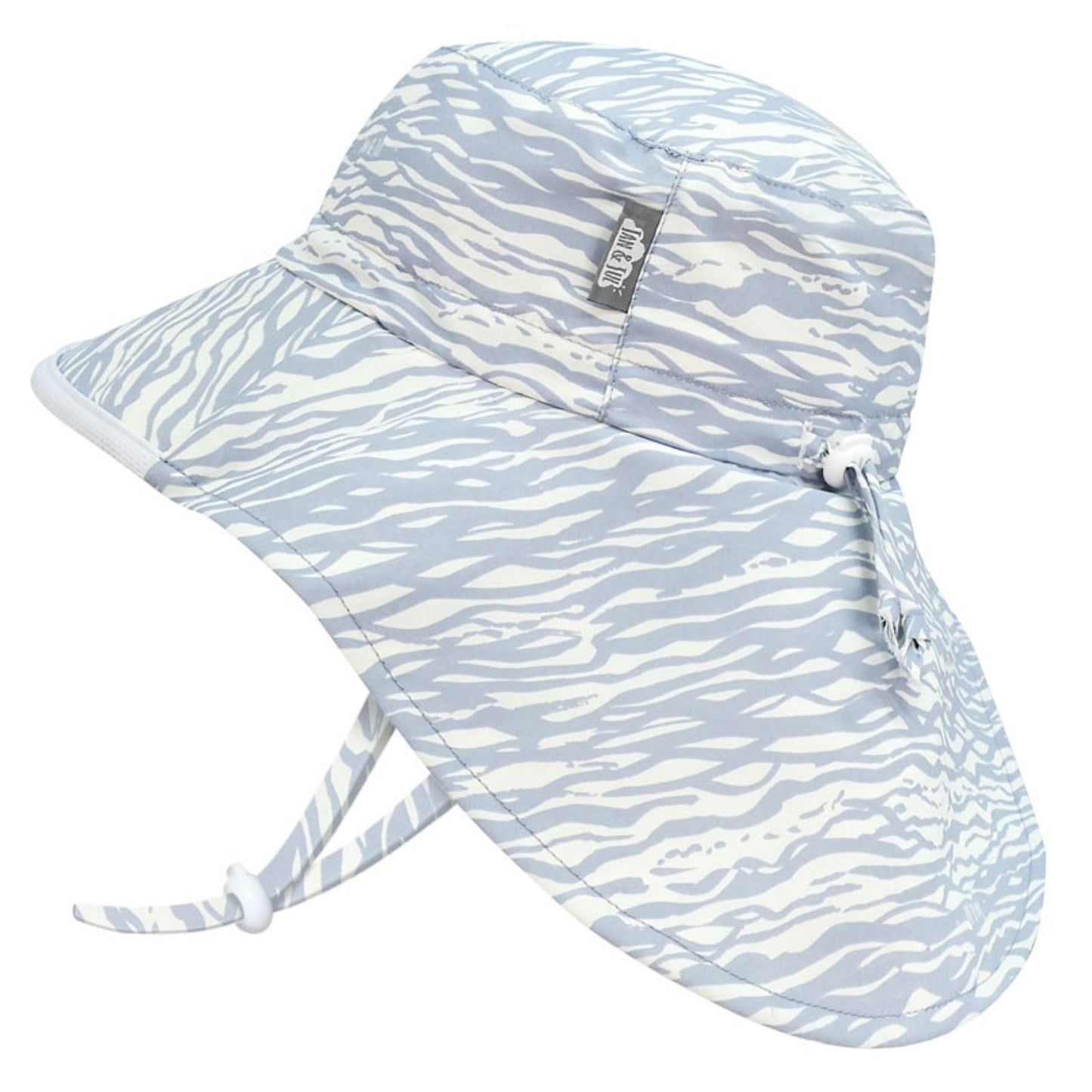 Jan & Jul Kids Aqua-Dry Water Repellent Adventure UPF 50+ Sun Hat - Waves