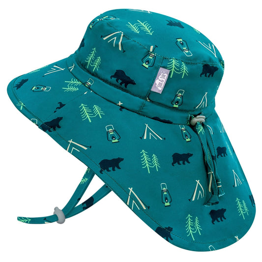 Jan & Jul Kids Aqua-Dry Water Repellent Adventure UPF 50+ Sun Hat - Summer Camp