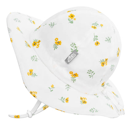 Jan & Jul Kids Cotton Floppy UPF 50+ Sun Hat - Yellow Flower