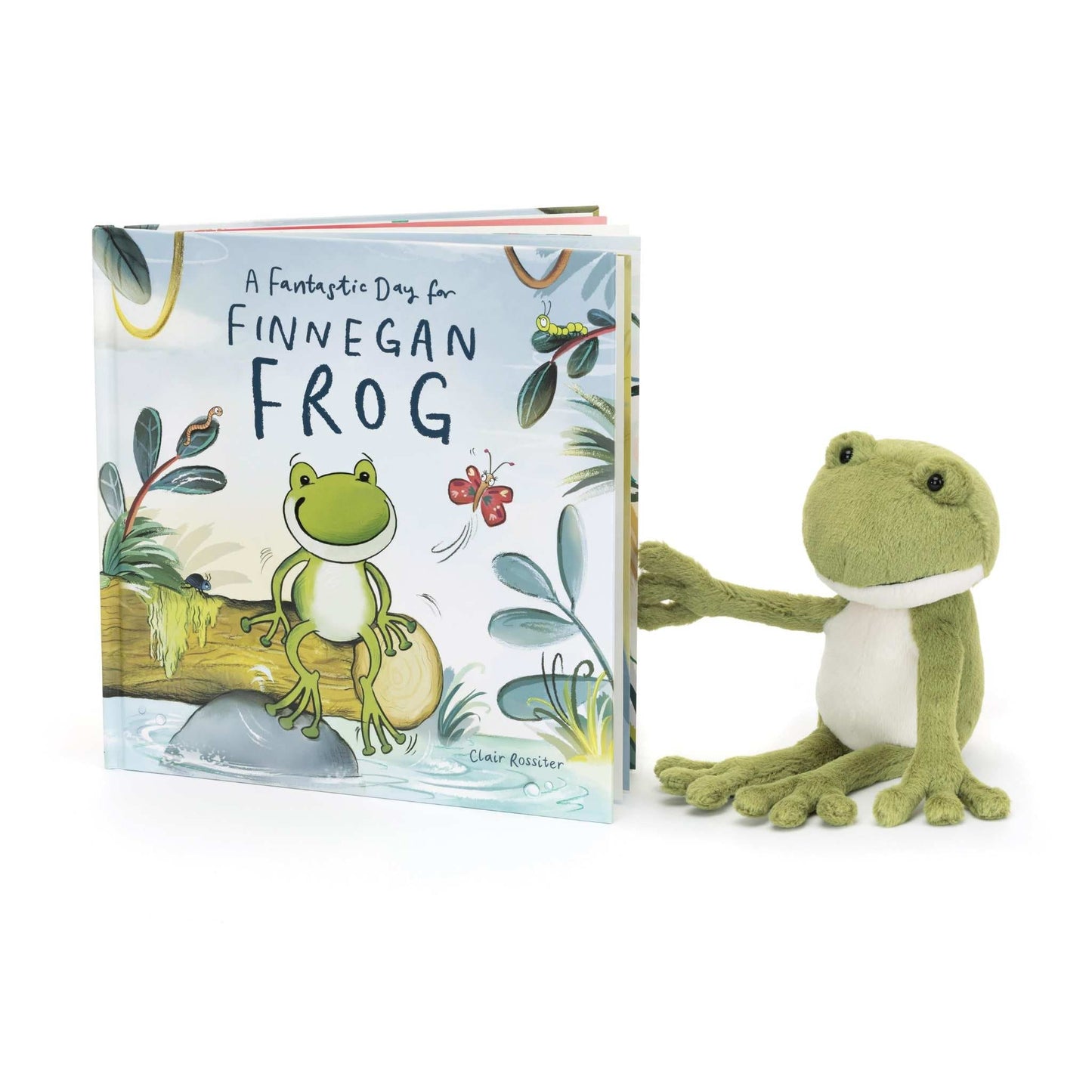 Jellycat A Fantastic Day For Finnegan Frog Book