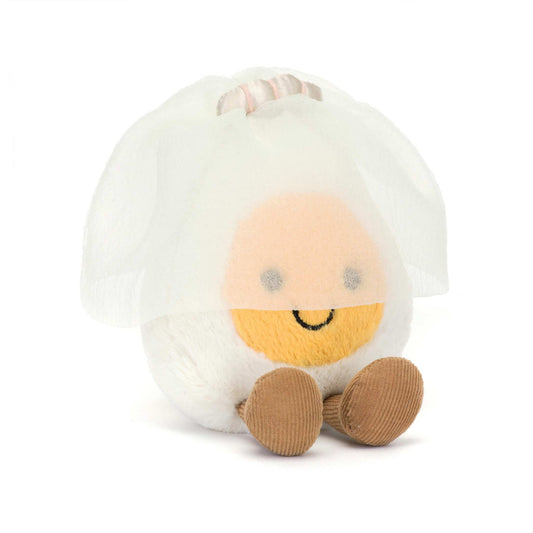 Jellycat Amuseables Boiled Egg Bride soft toy 14cm