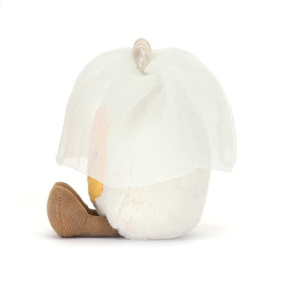 Jellycat Amuseables Boiled Egg Bride soft toy 14cm