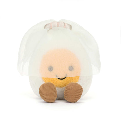 Jellycat Amuseables Boiled Egg Bride soft toy 14cm