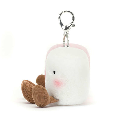 Jellycat Amuseables Pair of Marshmallows Bag Charm 15cm