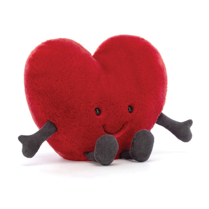 Jellycat Amuseables Red Heart large soft toy 19cm