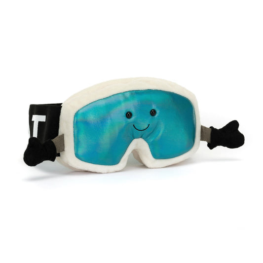 Jellycat Amuseables Sports Ski Goggles soft toy 17cm