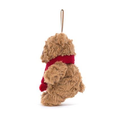 Jellycat Bartholomew Bear hanging decoration 12cm