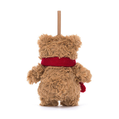 Jellycat Bartholomew Bear hanging decoration 12cm