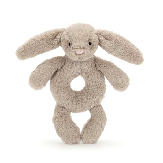 Jellycat Bashful Bunny Ring Rattle 18cm