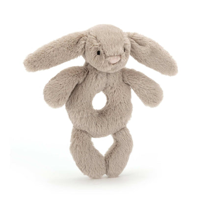 Jellycat Bashful Bunny Ring Rattle