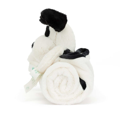 Jellycat Bashful Black & Cream Puppy Blankie