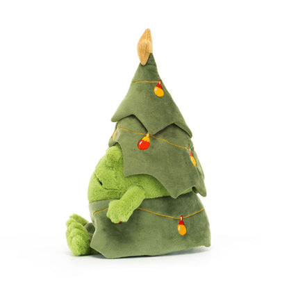 Jellycat Christmas Tree Ricky Rain Frog soft toy 29cm