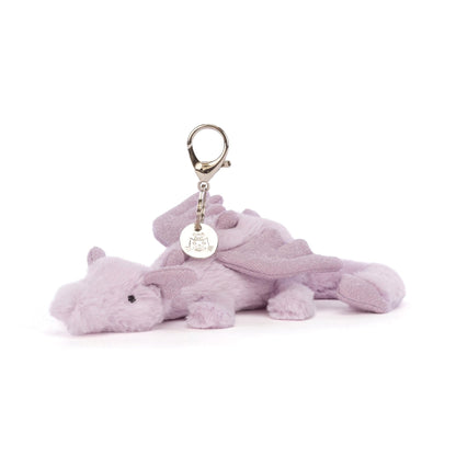 Jellycat Lavender Dragon Bag Charm