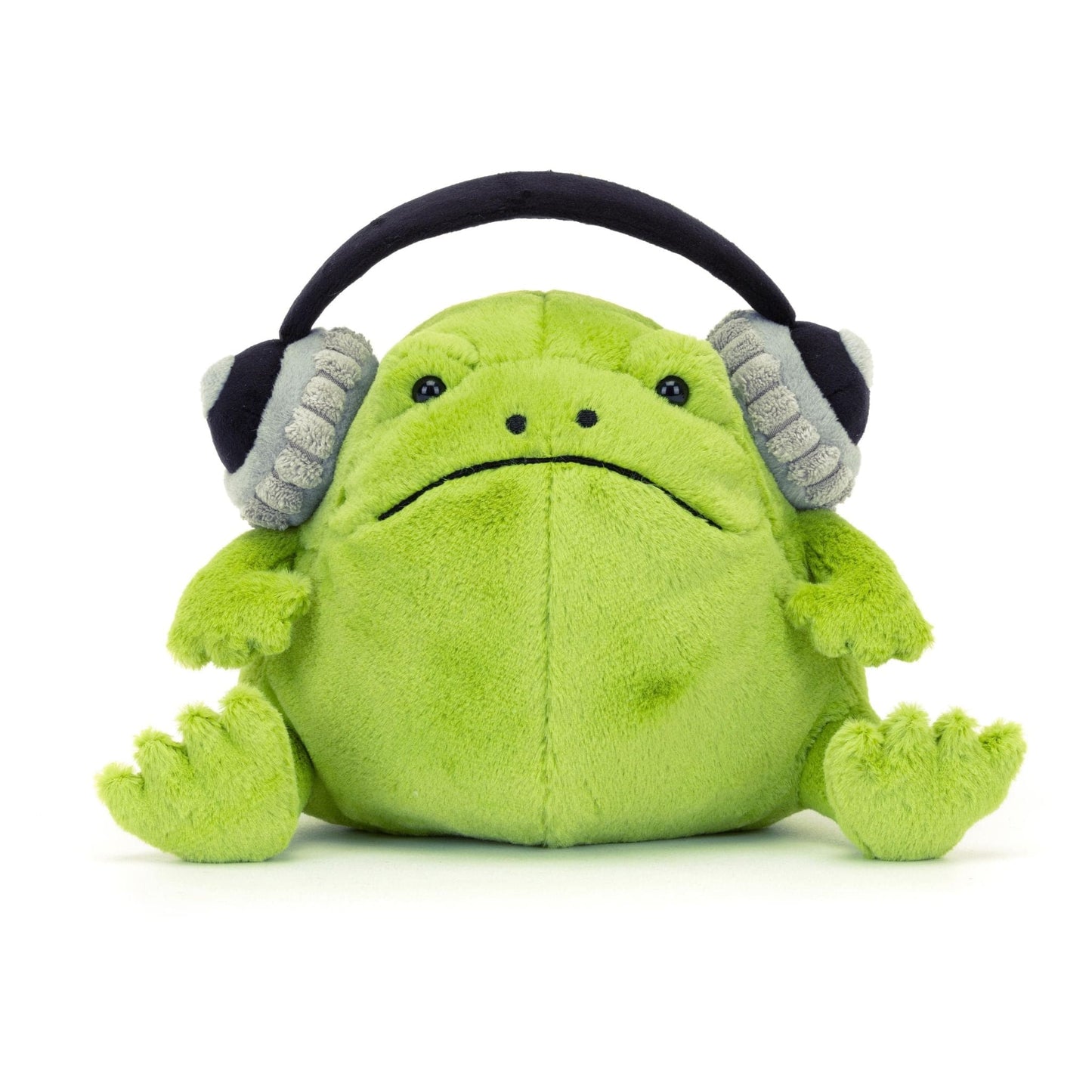 Jellycat Ricky Rain Frog Headphones soft toy 15cm